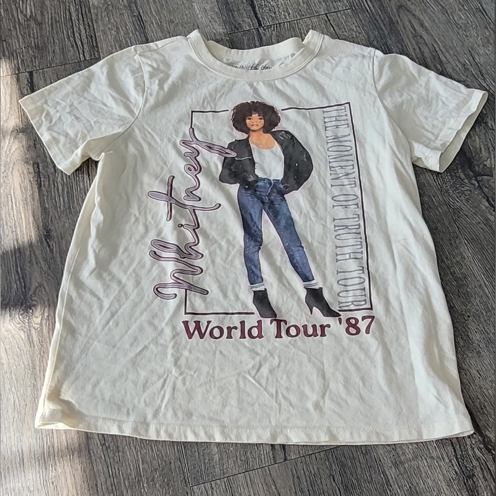 Whitney Houston tour tee
